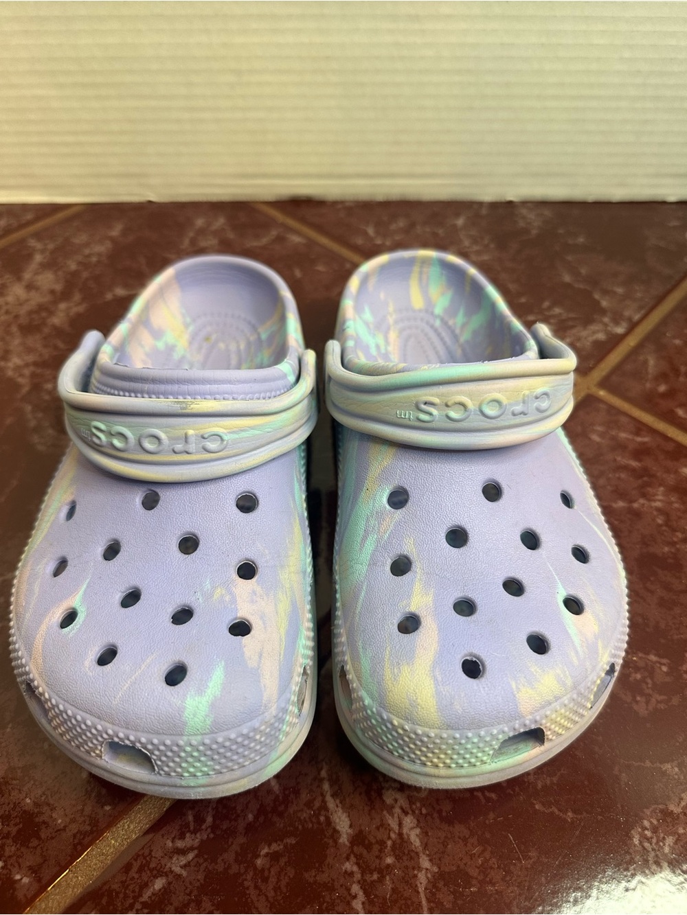 Crocs Kids' Classic Marbled Clog